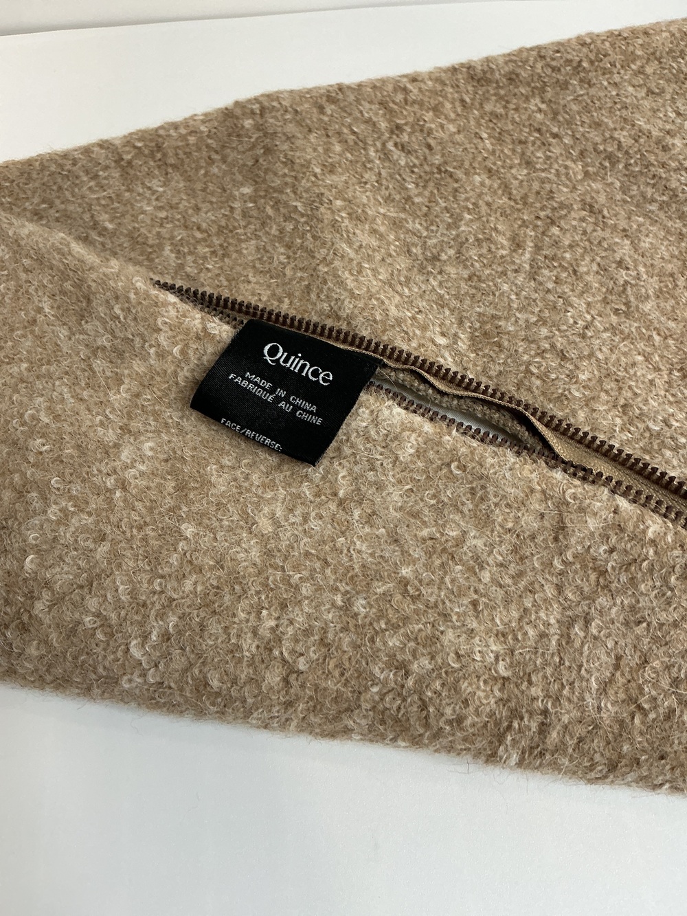Alpaca Boucle Pillow Cover